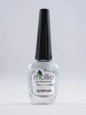 ESMALTE GLITTERS PLATA