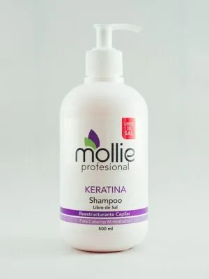 SHAMPOO CON KERATINA LIBRE DE SAL